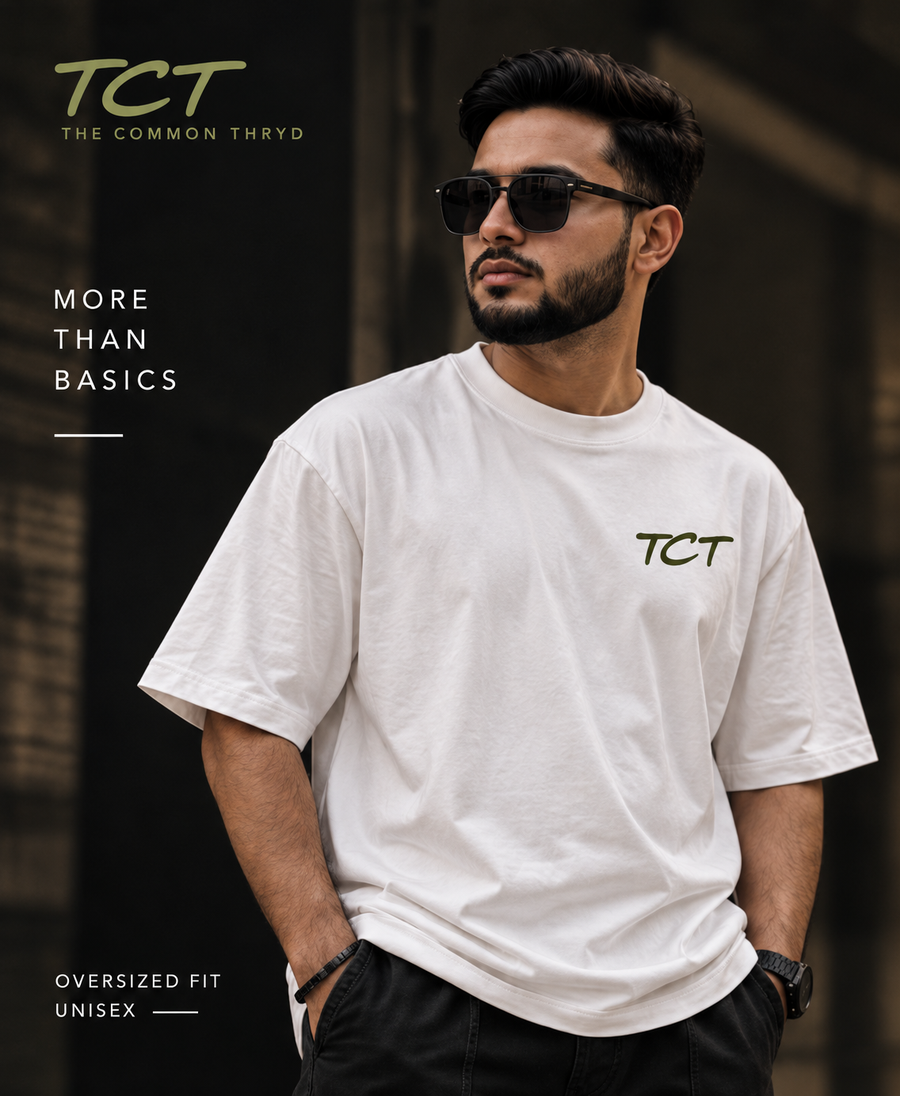 TCT Signature Oversized T-Shirt | 100% Cotton | Unisex